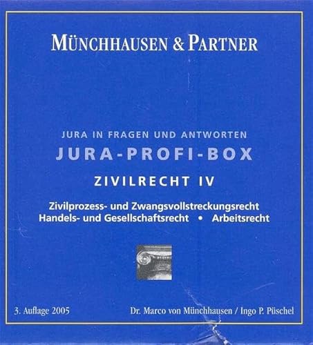 9783472059776: Zivilrecht IV: ZPO, Zwangsvollstreckungsrecht, Arbeitsrecht, Handels- und Gesellschaftsrecht - Mnchhausen, Marco von