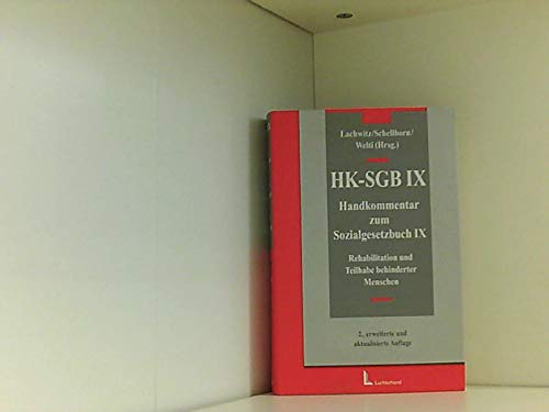 9783472060123: Handkommentar zum Sozialgesetzbuch (HK-SGB) IX: Rehabilitation und Teilhabe behinderter Menschen