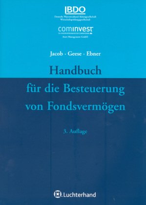 9783472061137: Handbuch fr die Besteuerung von Fondsvermgen