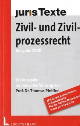 Zivil- und Zivilprozessrecht. Textausgabe einschließlich Online-Aktualisierung - Pfeifer, Thomas