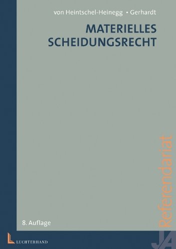 Materielles Scheidungsrecht (9783472063186) by Unknown Author