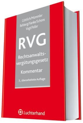 Beispielbild fr RVG - Rechtsanwaltsvergtungsgesetz : Kommentar in alphabetischer Zusammenstellung zum Verkauf von Buchpark