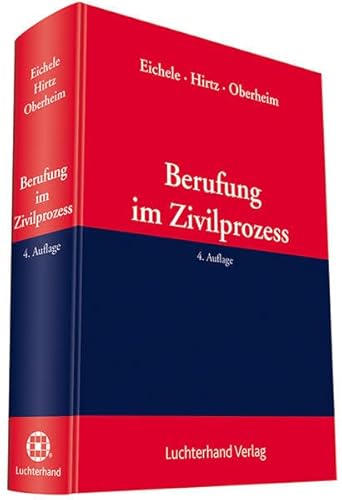 Beispielbild fr Handbuch Berufung im Zivilprozess zum Verkauf von medimops