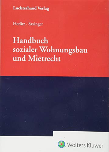 9783472095460: Handbuch sozialer Wohnungsbau und Mietrecht