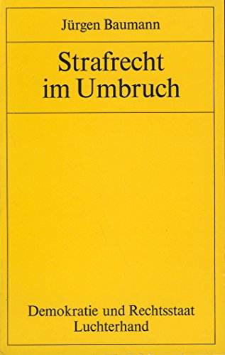 Stock image for Strafrecht im Umbruch for sale by medimops