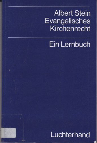 Imagen de archivo de Evangelisches Kirchenrecht. Ein Lernbuch a la venta por Versandantiquariat Felix Mcke