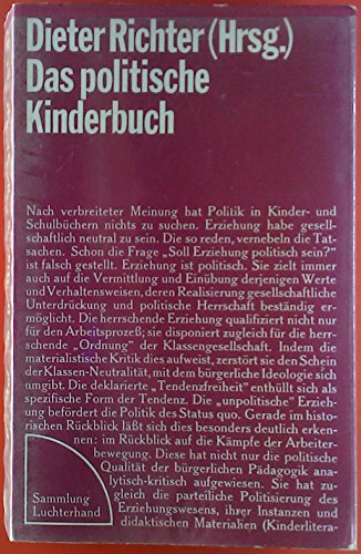 9783472610878: Das politische Kinderbuch. Eine aktuelle historische Dokumentation. [Paperback] [Jan 01, 1973] Diete