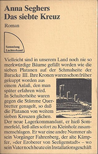 Imagen de archivo de Das siebte Kreuz. Roman. SL 108 / 7. Auflage a la venta por Hylaila - Online-Antiquariat