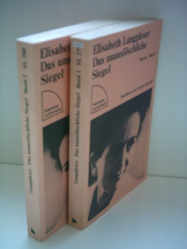 Imagen de archivo de Elisabeth Langgsser: Das unauslschliche Siegel (Band 1 und 2) a la venta por medimops