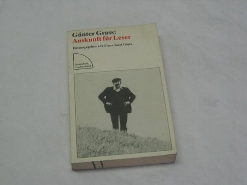 Beispielbild fr Gnter Grass: Auskunft Fr Leser (Sammlung Luchterhand) zum Verkauf von Anybook.com