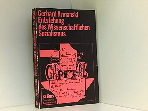 Beispielbild fr Entstehung des Wissenschhaftlichen Sozialismus, zum Verkauf von modernes antiquariat f. wiss. literatur