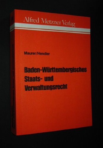 Stock image for Baden-Wrttembergisches Staats- und Verwaltungsrecht (BWStVR). for sale by Wissenschaftliches Antiquariat Kln Dr. Sebastian Peters UG
