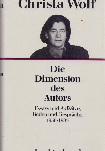 9783472866558: Title: Die Dimension des Autors Essays und Aufsatze Reden