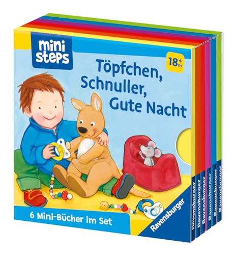 Imagen de archivo de ministeps: Mein erster Bcher-Wrfel: Tpfchen, Schnuller, Gute Nacht (Bcher-Set) a la venta por GreatBookPrices