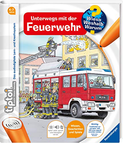 9783473329052: tiptoi Unterwegs mit der Feuerwehr