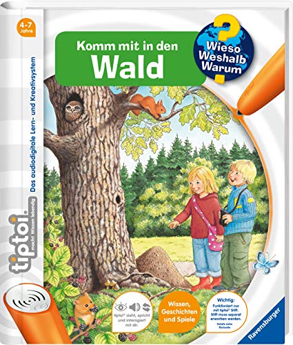 Komm mit in den Wald. Mit über 800 Geräuschen und Texten. 4 - 7 Jahre. - Schargan, Constanze (Ill.)/Inka Friese (Text)