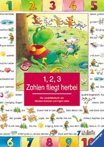 Stock image for Lesebilderbuch: 1 2 3 Zahlen Fliegt Herbei for sale by AwesomeBooks