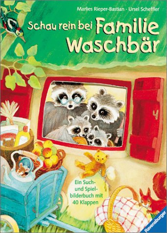 9783473337705: Schau rein bei Familie Waschbr: Spielbilderbuch mit Klappen