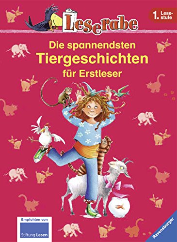 Die spannendsten Tiergeschichten für Erstleser (Leserabe - Sonderausgaben) - Königsberg, Katja, Manfred Mai und Henriette Wich