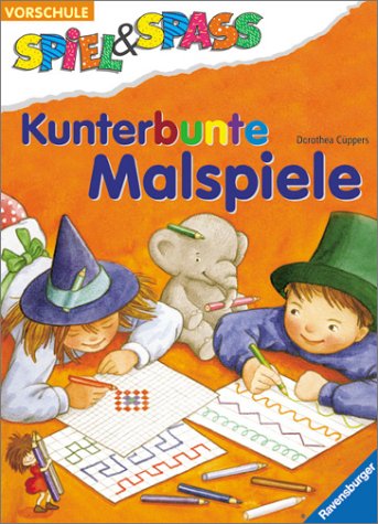 Beispielbild fr Kunterbunte Malspiele zum Verkauf von medimops