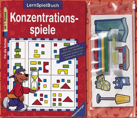 Beispielbild fr Konzentrationsspiele. Lernspielbuch zum Verkauf von medimops