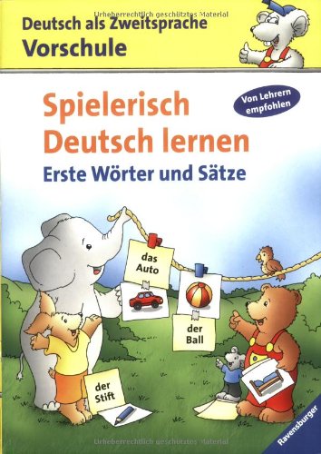9783473413188: Spielerisch Deutsch lernen (Vorschule). Erste Wrter und Stze
