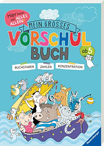 Beispielbild fr Mein groes Vorschulbuch: Buchstaben, Zahlen, Konzentration zum Verkauf von medimops