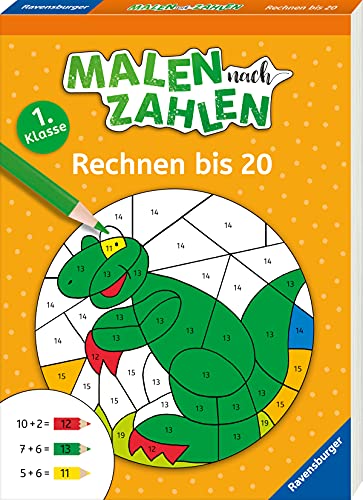 9783473416202: Malen nach Zahlen, 1. Klasse: Rechnen bis 20 Ill. v. Penner, Angelika Deutsch durchg. farb. Ill. Warnhinweis nach Spielzeug-VO nicht erforderlich.