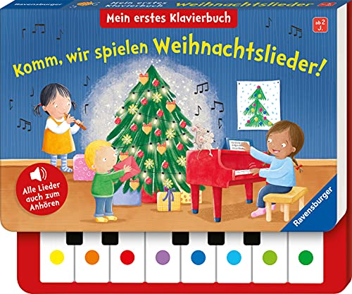 Imagen de archivo de Komm, wir spielen Weihnachtslieder! Mein erstes Klavierbuch a la venta por WorldofBooks