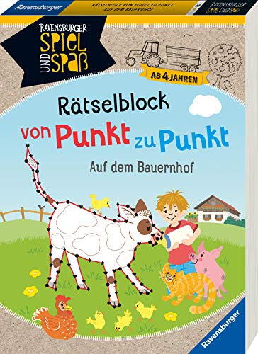 Stock image for Rtselblock von Punkt zu Punkt: Auf dem Bauernhof -Language: german for sale by GreatBookPrices