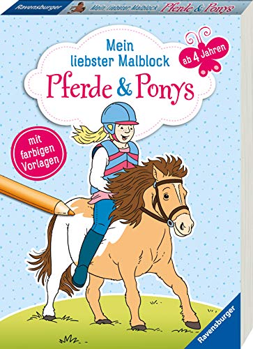 Beispielbild fr Mein liebster Malblock ab 4 Jahren: Pferde &amp; Ponys zum Verkauf von Blackwell's