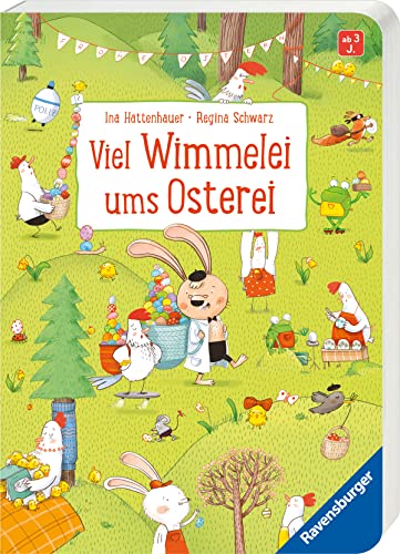 Stock image for Viel Wimmelei ums Osterei: Ein lustiges Wimmelbuch for sale by Chiron Media