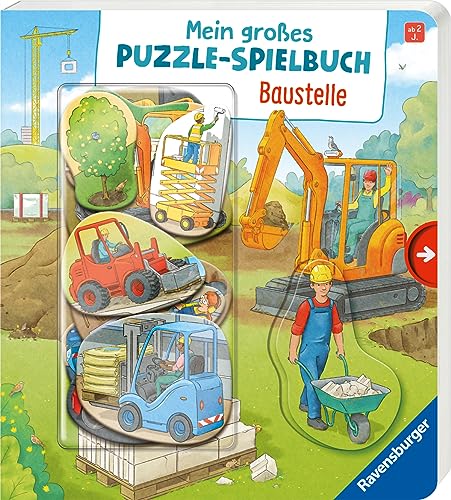 Beispielbild fr Mein groes Puzzle-Spielbuch: Baustelle zum Verkauf von GreatBookPrices