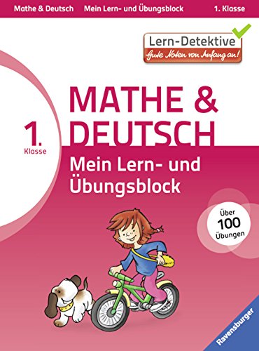 Stock image for Lern-Detektive: Mein Lern- und bungsblock Mathe & Deutsch 1. Klasse for sale by medimops