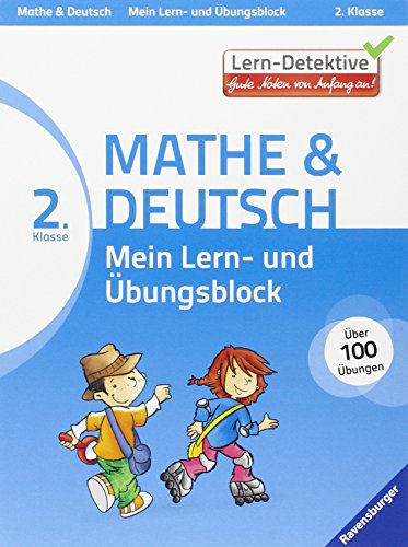 Stock image for Lern-Detektive: Mein Lern- und bungsblock Mathe & Deutsch 2. Klasse for sale by medimops