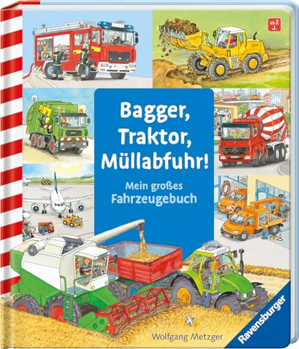 Beispielbild fr Bagger, Traktor, Müllabfuhr!: Mein gro es Fahrzeuge-Buch zum Verkauf von AwesomeBooks