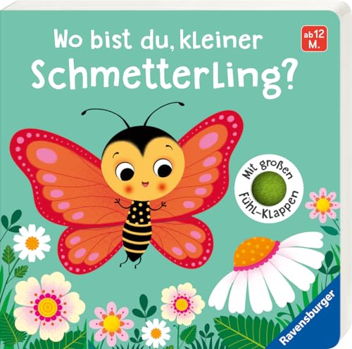 Beispielbild fr Wo bist du, kleiner Schmetterling?: Mit groen Fhlklappen zum Verkauf von medimops