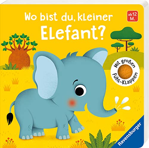 Beispielbild fr Wo bist du, kleiner Elefant?: Mit groen Fhlklappen zum Verkauf von medimops
