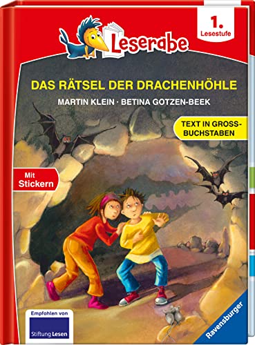 Das Rätsel der Drachenhöhle - Leserabe ab 1. Klasse - Erstlesebuch für Kinder ab 6 Jahren (in Großbuchstaben) (Leserabe - 1. Lesestufe) - Martin Klein