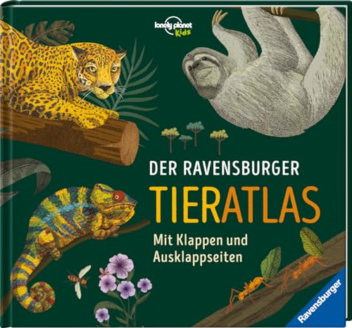 Stock image for Der Ravensburger Tieratlas - eine tierisch spannende Reise rund um die Welt for sale by GreatBookPrices
