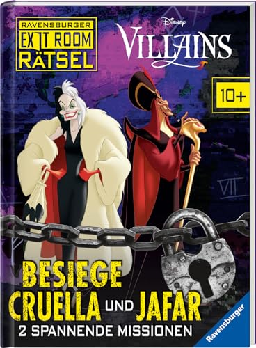 Stock image for Ravensburger Exit Room Rtsel: Disney Villains - Besiege Cruella und Jafar: 2 spannende Missionen for sale by medimops