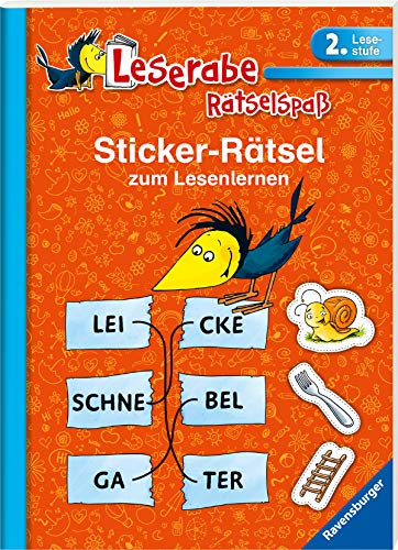 Beispielbild fr Sticker-Rtsel zum Lesenlernen (2. Lesestufe) (Leserabe - Rtselspa) zum Verkauf von medimops