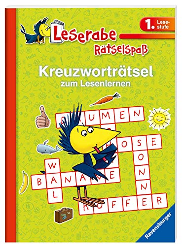Stock image for Kreuzwortrtsel zum Lesenlernen (1. Lesestufe), grn (Leserabe - Rtselspa) for sale by medimops