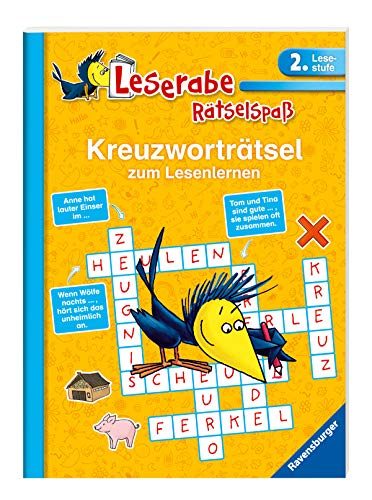 Stock image for Kreuzwortrtsel zum Lesenlernen (2. Lesestufe) (Leserabe - Rtselspa) for sale by medimops