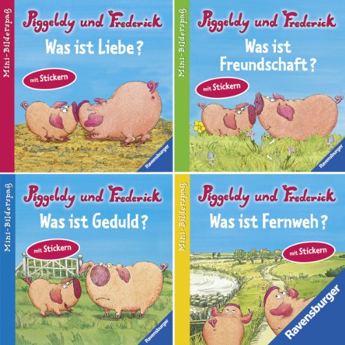 9783473680047: Ravensburger Mini-Bilderspa 63 - Neue Geschichten von Piggeldy und Frederick (4er-Set)