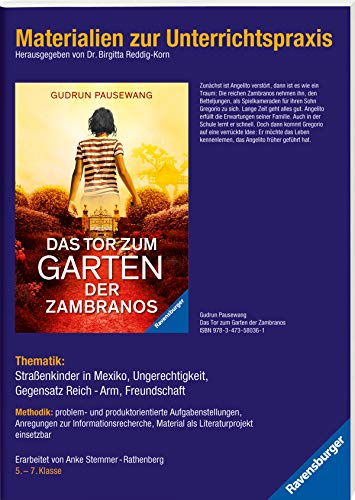Gudrun Pausewang: Das Tor zum Garten der Zambranos. Materialien zur Unterrichtspraxis (9783473980833) by Anke Stemmer-Rathenberg
