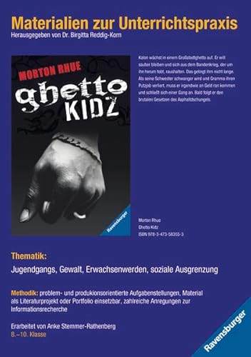 Morton Rhue: Ghetto Kidz. Materialien zur Unterrichtspraxis (9783473980918) by Unknown Author