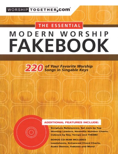 Stock image for The Essential Modern Worship Fakebook: 220 of Your Favorite Worship Songs in Singable Keys [With Interactive CD-ROM] for sale by ThriftBooks-Dallas
