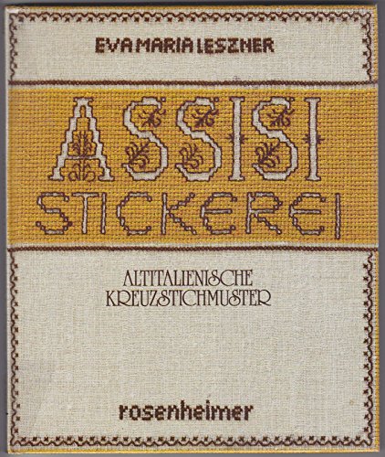 Assisi-Stickerei. Altitalienische Kreuzstichmuster.