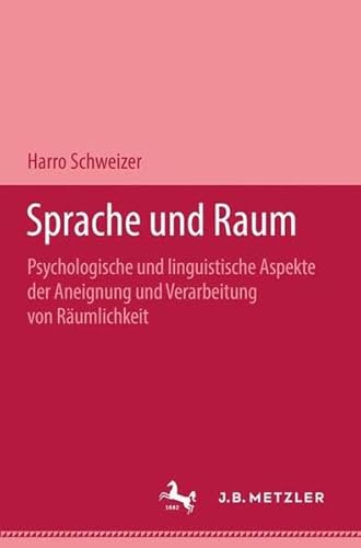 9783476005496: Sprache und Raum